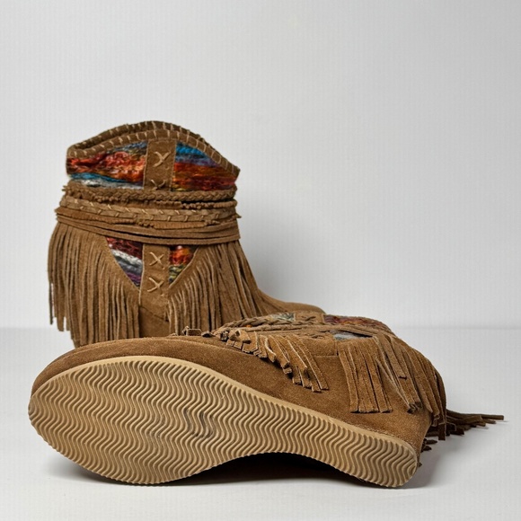 Naughty Monkey Canyon Dream Western Ankle Bootie Women's Sz 9 - Picture 10 of 10